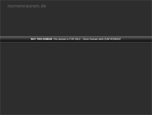 Tablet Screenshot of nornenraunen.de